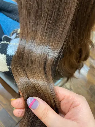 カラー Lamana所属・透明感カラー/ 加瀬たまものヘアスタイル