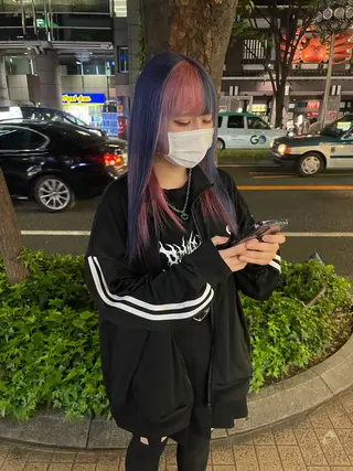 ロング カラー ミユル/ 盛れるエクステ🎀✨のヘアスタイル