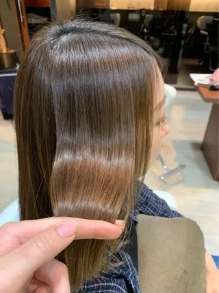 ミディアム 木野田 萌のヘアスタイル