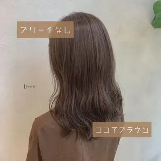 セミロング カラー メンズ指名多数!! SiLO 田島のヘアスタイル