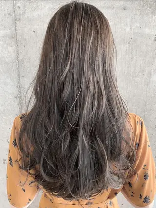 ミディアム カラー 南堀江🌿パーマ Tetsu【テツ】のヘアスタイル