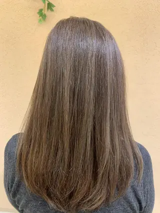 セミロング カラー シャドールーツ美容師 篠原康太のヘアスタイル