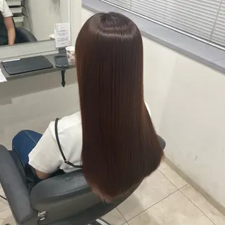 ロング カラー ピンクカラー🎀 米津 美佑のヘアスタイル