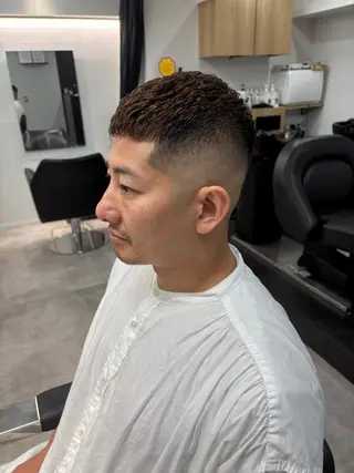 ショート パーマ メンズ INTRO SHIBUYA by Fi-Ne所属・💈メンズフェード 特化DAIYA💈のヘアスタイル