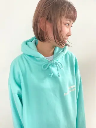 ミディアム 🌈新田 みどり🌈のヘアスタイル