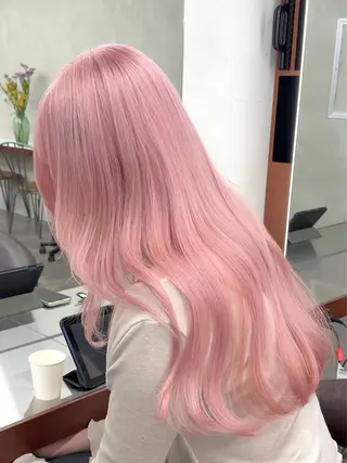 ロング カラー 似合わせカット/ ハイトーン/aoiのヘアスタイル