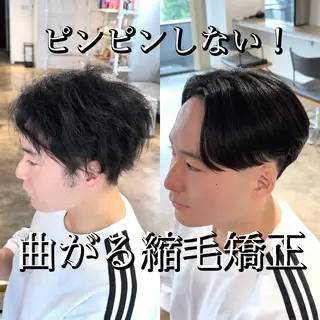 パーマ メンズ 骨格補正施術/メンズ 専門美容師/YUYAのヘアスタイル