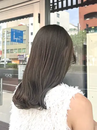 ロング カラー SHUN/ブリーチ ·透明感カラーのヘアスタイル