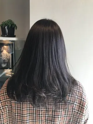 セミロング カラー 立川、北口.ans 黒木 和大のヘアスタイル