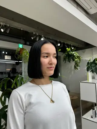 ミディアム カラー TSUBAME HAIR所属・Yuzu .のヘアスタイル