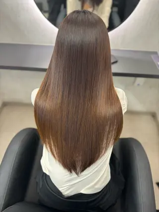 ロング XYZ所属・縮毛矯正/髪質改善 韓国風/MIKIYAのヘアスタイル