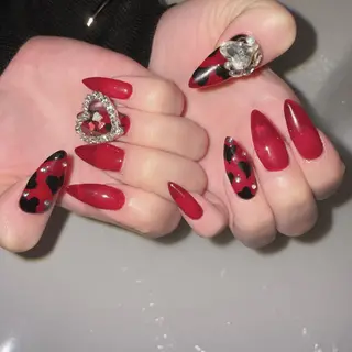 セミロング カラー ヘアアレンジ メンズ キッズ ネイル マツエク・マツパ アイブロウ ⛓Miyu ⛓のネイルデザイン