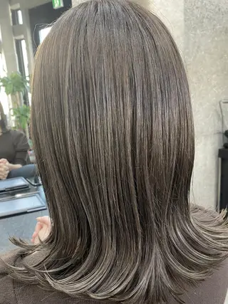 ミディアム カラー ♡HARUKA/縮毛 /髪質改善/BOBのヘアスタイル