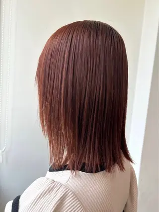 ミディアム カラー ナチュラルベージュ 🧸yuuna🧋のヘアスタイル