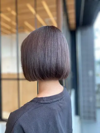 ショート カラー ボブ/ハイトーン 立川loose 下田のヘアスタイル