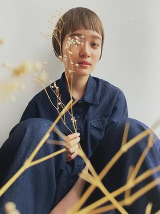 ショート カラー ショート/ボブ/ パーマ/柏原良亮のヘアスタイル