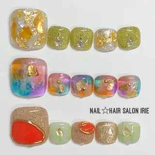 ネイル Hair salon Irie所属・與儀 知佳のネイルデザイン