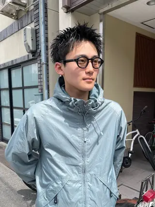 ショート メンズ darts所属・マツダ レンのヘアスタイル