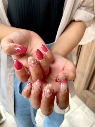 ネイル 甲府市徳行 🧸prunelleのネイルデザイン