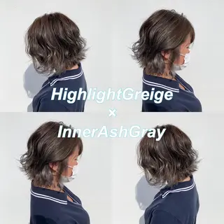 カラー 水戸/ブリーチカラー ♠️♠️會澤遼真のヘアスタイル