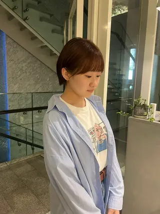 ショート SHEA.所属・表参道SHEA Am i／レイヤーカットのヘアスタイル