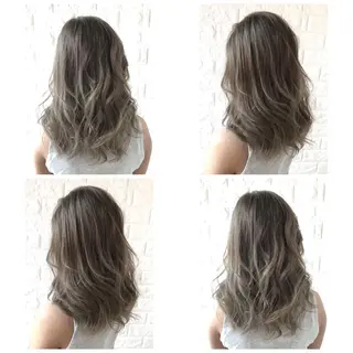 ミディアム カラー KIZU 髪質改善 オカルト怪談のヘアスタイル