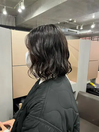 ショート パーマ ロングパーマ木村 ボブパーマのヘアスタイル