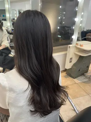 ロング 韓国レイヤー×モテ髪 /MITSUKI🤍のヘアスタイル