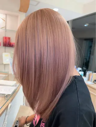 セミロング おおがくみゆ🦙🍊 ⭐️池袋のヘアスタイル