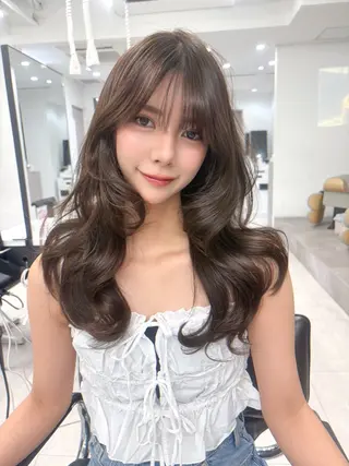 ロング カラー matsuzawa mihoのヘアスタイル