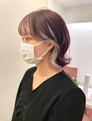 ミディアム 髪質改善サロンLOUIMADNA栄店所属・🌈縮毛矯正特化 杉浦 夏生のヘアスタイル