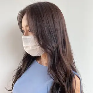 ロング カラー 神奈川大学最寄り白楽 三本松巧のヘアスタイル