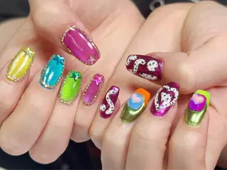 ネイル Nail Atelier IamI所属・アイアムアイ 大村磨衣のネイルデザイン