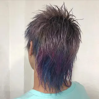 ショート カラー メンズ 丸山 史香のヘアスタイル