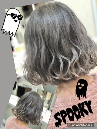 ショート カラー 永島 桜のヘアスタイル