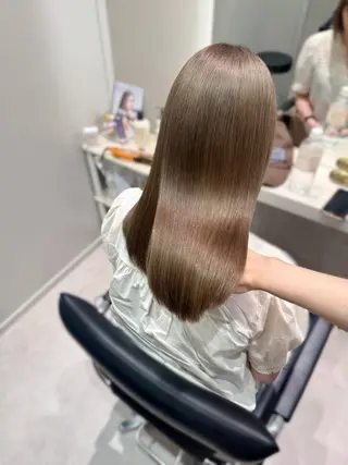 ロング カラー レイヤー/髪質改善カ ラ-🤍津田奈々美‎のヘアスタイル