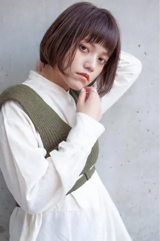 ショート 福島成美/髪質改善 縮毛矯正/カラーのヘアスタイル