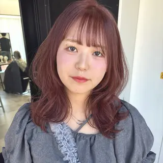 カラー 🎀暖色カラー🎀 hina🫧のヘアスタイル