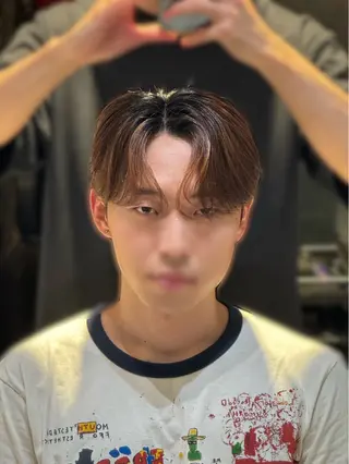 ショート カラー パーマ メンズ YUKI🇰🇷 カルマ／ダウンパーマのヘアスタイル