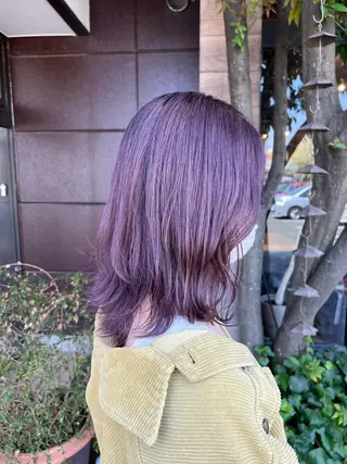 ミディアム カラー 毛流れフェザー スタイル🔹竹内凌のヘアスタイル