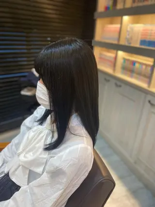 ロング カラー ヨシダ フミノリのヘアスタイル