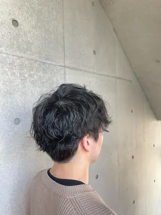 パーマ メンズ 堀田 結香のヘアスタイル