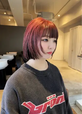 ショート カラー 🔥髪質改善×似合せ 🔥【天神美容室】のヘアスタイル