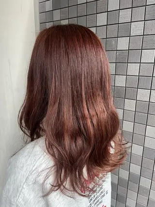 セミロング grace  hair  dressing 鷹匠所属・高野 真歩のヘアスタイル