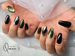 ネイル Queen nail 北堀江 ASUKAのネイルデザイン