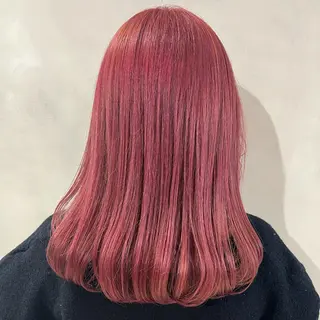 セミロング 🤍髪質改善➕透明感 カラー🤍川上葵のヘアスタイル