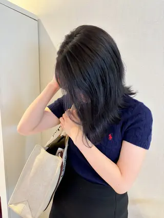 ミディアム カラー Kaho🌼/メンズ ニュアンスパーマのヘアスタイル