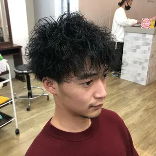 パーマ メンズ 迫 祐太のヘアスタイル