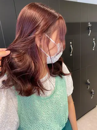 ミディアム カラー ヘアアレンジ Rene'所属・当日予約⭕️ JUNYAのヘアスタイル