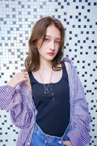 ショート カラー MISAKI🪐 縮毛矯正のヘアスタイル